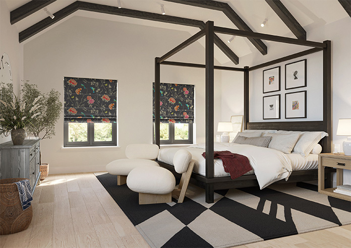 Borneo, Obsidian - Twist&Fit Roman Blind - Image 6